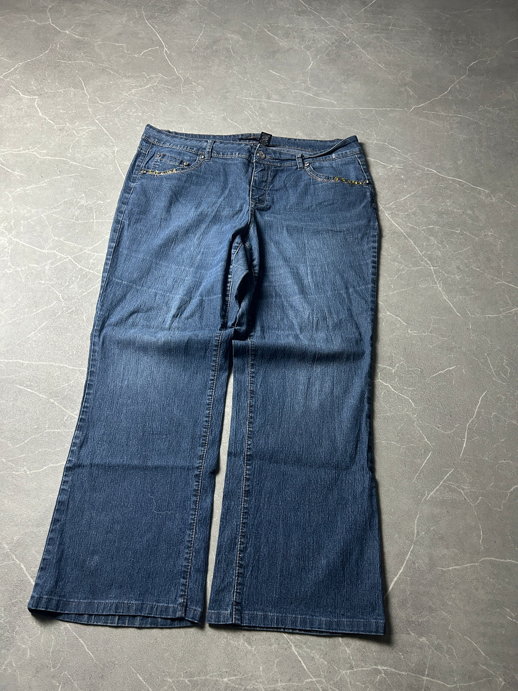 Vintage Low Waist Jeans Gr. L