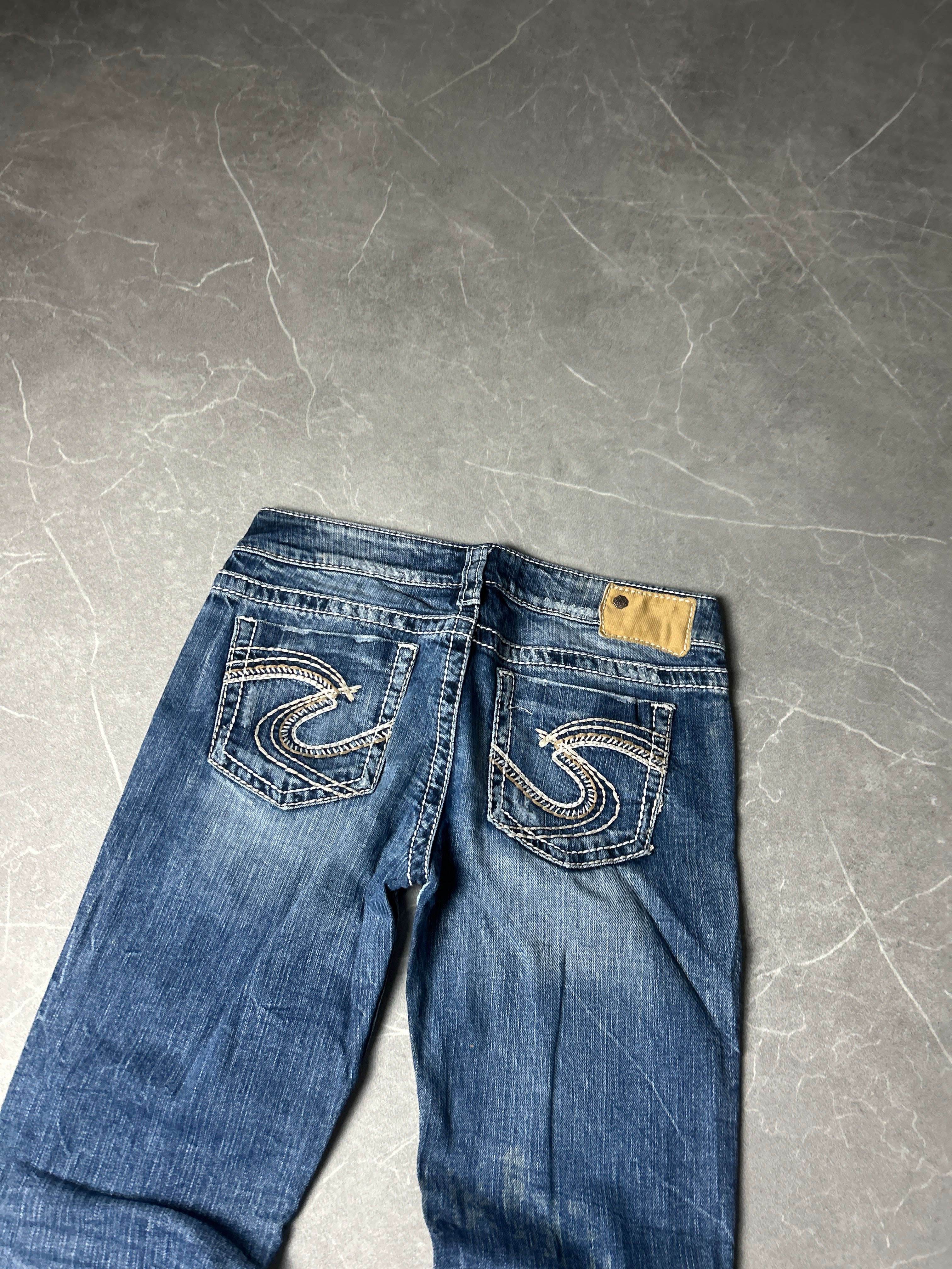 Silver Star Low Waist Jeans Gr. S