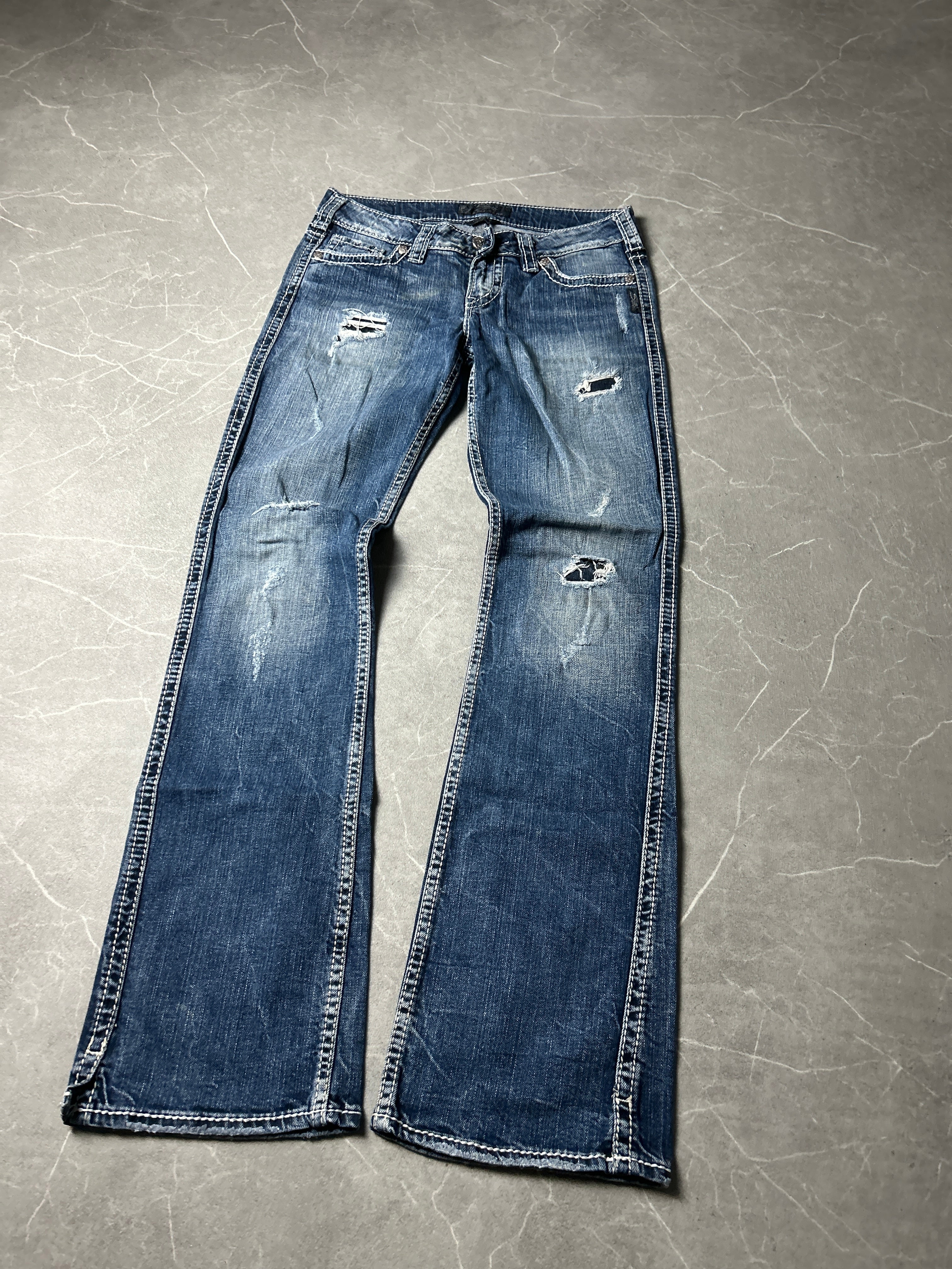 Silver Star Low Waist Jeans Gr. S